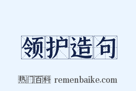 领护造句是什么意思的图片